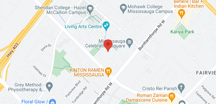 map of #1205 -4080 LIVING ARTS DR